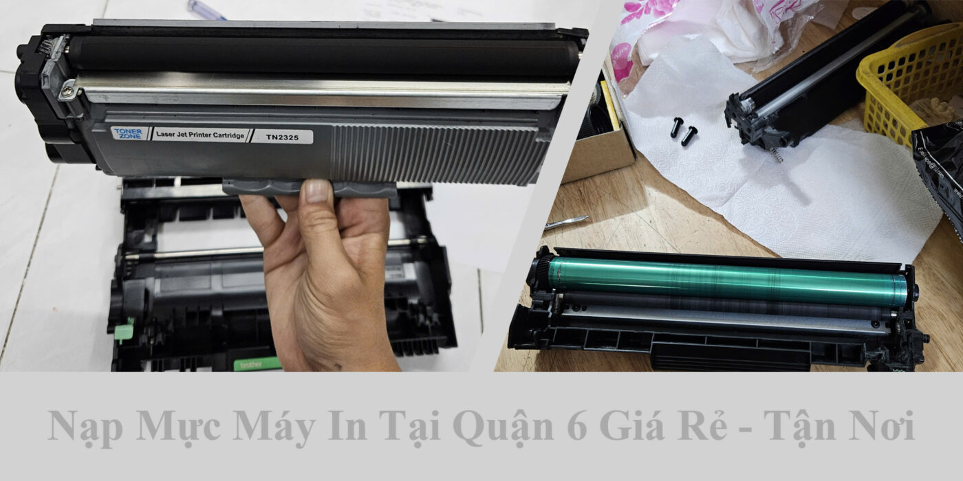 Nạp Mực Máy In Tại Quận 6 Giá Rẻ - Tận Nơi