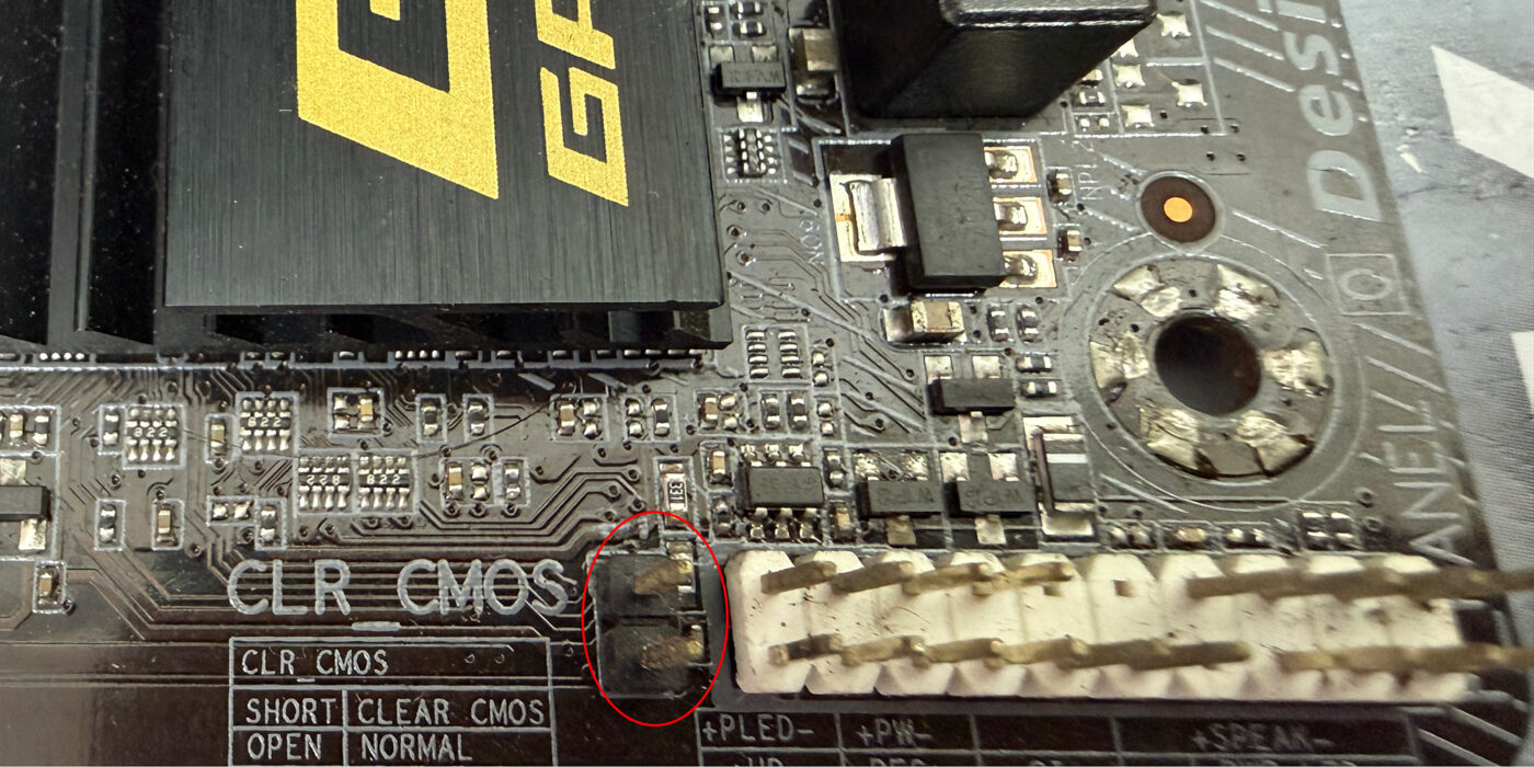 Các Cách Reset BIOS Trên Máy Tính Dễ Thực Hiện 4 Reset BIOS Bằng Jumper Clear CMOS