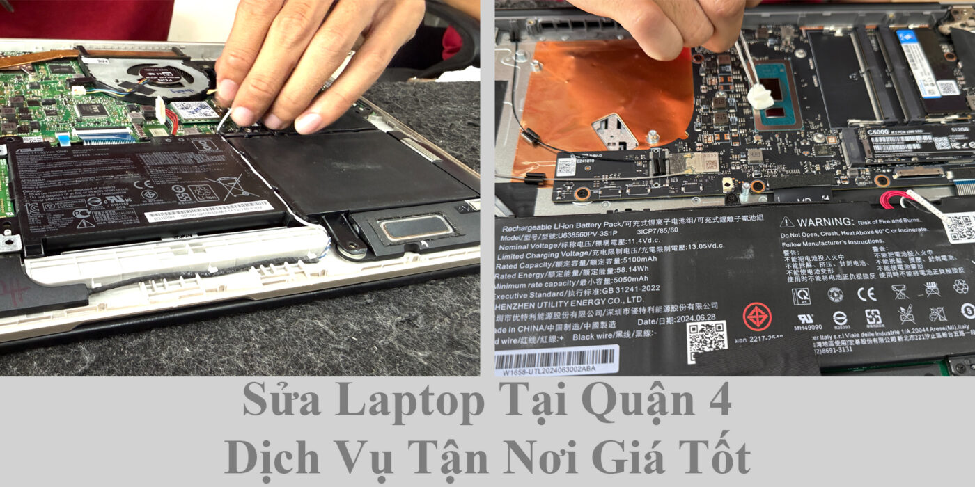 Sửa Laptop Tại Quận 4 - Dịch Vụ Tận Nơi Giá Tốt