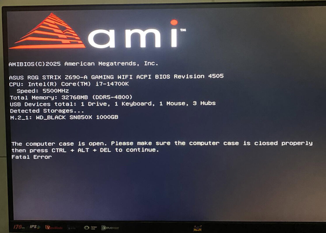 Cách Tắt Thông Báo The Computer Case Is Open Khi Khởi Động Máy Tính 2 The Computer Case Is Open