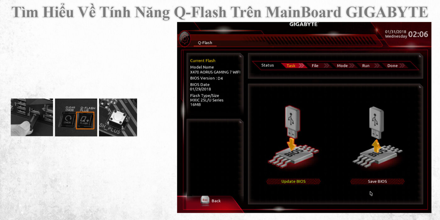 Tìm Hiểu Về Tính Năng Q-Flash Trên MainBoard GIGABYTE